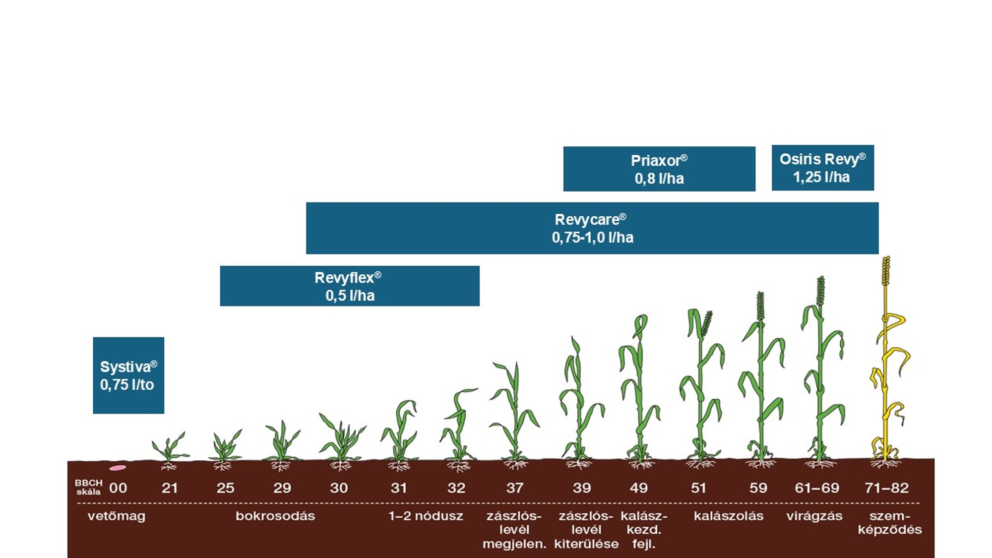 3.ábra a BASF gombaölő szeres javaslata árpában